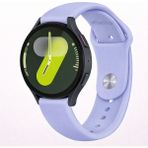 MMP Shop Samsung Galaxy Watch 4 5 6 7 Fe 40 40 44 Classic 42 43 46 47 mm Uyumlu 20MM Jel Silikon Kordon - SM Watch 4-5-6-7-Fe - Lila