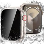 MMP Shop Watch Serisi Se 40MM Uyumlu Hayalet Kılıf Kasa ve Ekran Koruycu 360 Tam Koruma - Apple Watch 40mm - Şeffaf