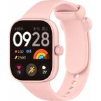 MMP Shop Xiaomi Redmi Watch 4 / 5 / 6 - Mi Band 9 Pro Uyumlu Tokalı Soft Spor Silikon Kordon - Pudra - Mi Watch 4/5/6-Mi 8 Pro