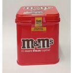 M&m's It's More Fun Togetter Kırmızı Teneke Kutu 112 gr Çikolata Kaplı Yer Fıstıklı Draje - 1 Adet