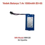 MN Model Mn128 RC Uzaktan Kumandalı Araba İçin Yedek Batarya Pil 7.4v 1500 mAh E0-03