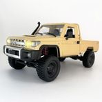 Mn Model MN82 1/12 Toyota Land Cruiser LC79 4WD Rc Model Crawler Offroad Uzaktan Kumandalı Araba Truck Rtr Lisanslı Sarı+Dahili Işık Seti
