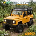 MN Model MN90 1/12 Land Rover Defender D90 4WD RC Model Crawler Offroad Uzaktan Kumandalı Araba Arazi Aracı Truck RTR Sa