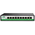 MN6 Gabble P-82MG 8 Port 10/100MBPS Poe Switch + 2 Port Gigabit Uplink 120W Ieee 802.3AF/AT