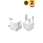 MN6 M006 Priz dönüştürücü/2 Adet/Kıbrıs-hac umre prizi-G Plug Adapter-Seyahat adaptörü