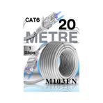 Mn6 M103fn 20 Metre Ethernet Kablo/utp/gigabit Destekli/20 Metre Cat6 Kablo/iç Mekan Uyumlu