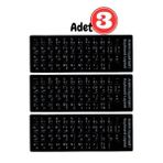 MN6 Map01 Arapça Klavye Etiketi-a Kalite/3 Adet/notebook Pc Uyumlu/arapça Klavye Sticker-arapça Klavye