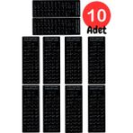 Mn6 Map01 Arapça Klavye Sticker/Kaliteli Pvc-10 Adet/Arapça Klavye Etiketi-Notebook Pc Uymlu Klavye Sticker Tuş Takımı Arapça