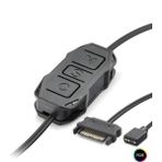 MN6 MNSP10 Mini Argb Fan Controller 5V 3-Pin Sata Powered – Bilgisayar Kasa Argb Fan ve LED Kontrolcü - Siyah