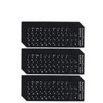 MN6 MR01 Rusça Klavye Sticker/50 Adet-Laptop PC Uymlu-Silinmez/Rusça İngilizce Klavye Etiketi