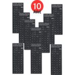 MN6 MTRQ Türkçe Q Klavye Sticker/Silinmez-Laptop Pc Uymlu/Türkçe Q Sticker-10 Adet