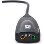 MN6 USB Ses Kartı.7.1 Surround Ses Kaltesi.harici Ses Kartı Mikrofon Kulaklık Girişli