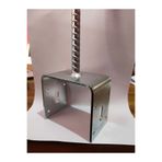 mnbe ticaret Nevrüllü 10 Luk Ayak Ahşap Metal Kamelya Pergule Pergola Sundurma Direkler Için N/10