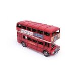 Mnk 1210E-3309 Dekoratif Metal Araba Londra Şehir Otobüsü Obje