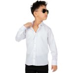 Mnk Baby & Kids Düz Renk Erkek Çocuk Gömlek MNK0575 - 6 Yaş - Beyaz