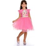 Mnk Baby & Kids Kız Çocuk Parti Kostüm Elbisesi M00674 - Pembe - 2 Yaş