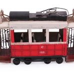 Mnk Home 1104CS-097 Dekoratif Metal Taksim Tramvay
