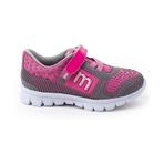 Mnpc Unisex Çocuk Gri-pembe Ortopedik Destekli Çocuk Spor Ayakkabı Gri - Pembe