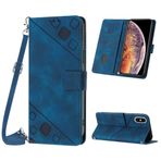 Mo-Beauty iPhone XS Max (6,5 inç) kılıf, poliüretan deri kapaklı çapraz vücut cep telefonu kılıfı, ayarlanabilir çıkarılabilir kolye [stand] [kart bölmesi] [mıknatıs] iPhone XS Max için koruyucu kılıf