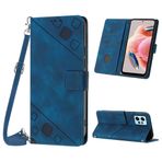 Mo-Beauty Mi Redmi Note 12 4G ile kılıf, poliüretan deri kapaklı çapraz vücut cep telefonu kılıfı, ayarlanabilir çıkarılabilir kolye [stand] [kart bölmesi] [mıknatıs] Redmi Note 12 4G için koruyucu