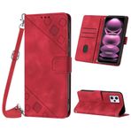 Mo-Beauty Mi Redmi Note 12 5G/Mi Poco X5 5G ile kılıf, poliüretan deri kapaklı çapraz vücut cep telefonu kılıfı, ayarlanabilir çıkarılabilir kolye [kart bölmesi] [mıknatıs] Redmi Note 12 5G için