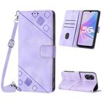 Mo-Beauty Oppo A58 5G / Oppo A78 5G ile kılıf, poliüretan deri kapaklı çapraz vücut cep telefonu kılıfı, ayarlanabilir çıkarılabilir kolye [stand] [kart bölmesi] [mıknatıs] Oppo A58 5G için koruyucu