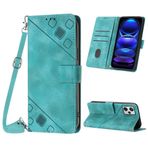 Mo-Beauty Redmi Note 12 Pro Plus/Note 12 Discovery ile kılıf, poliüretan deri kapaklı çapraz vücut cep telefonu kılıfı, ayarlanabilir çıkarılabilir kolye [kart bölmesi] [mıknatıs] Redmi Note 12 Pro