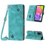 Mo-Beauty Samsung Galaxy A03S ile kılıf, poliüretan deri kapaklı çapraz vücut cep telefonu kılıfı, ayarlanabilir çıkarılabilir kolye [stand] [kart bölmesi] [mıknatıs] koruyucu kılıf Samsung A03S için