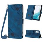 Mo-Beauty Samsung Galaxy A54 kılıfı, poliüretan deri kapaklı çapraz askılı cep telefonu kılıfı, ayarlanabilir çıkarılabilir kolye [ayak] [kart bölmesi] [mıknatıs] koruyucu kılıf Samsung A54 için -