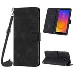 Mo-Beauty Samsung Galaxy J6 2018/J600 kılıfı, poliüretan deri kapaklı çapraz vücut cep telefonu kılıfı, ayarlanabilir çıkarılabilir kolye [ayak] [kart bölmesi] [mıknatıs] Samsung J6 2018 için koruyucu