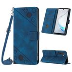 Mo-Beauty Samsung Galaxy Note 10 kılıfı, poliüretan deri kapaklı çapraz vücut cep telefonu kılıfı, ayarlanabilir çıkarılabilir kolye [ayak] [kart bölmesi] [mıknatıs] koruyucu kılıf Samsung Note 10