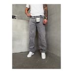 Mob Erkek Yeni Sezon Gri Baggy Pantolon