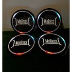Mobas Yazılı 20 cm Uyumlu 4 Adet 20CM Pixel Kayar Ledli Midrange Kapağı Set 358 Modlu 12 Renkli