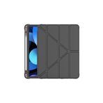 MOBAX Apple Ipad Air 3 10.5" Kılıf Kalem Bölmeli Trifolding Silikon A2152 A2123 A2153 A2154 Siyah