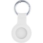 MobaxAksesuar Apple Airtag Silikon Anahtarlık Kılıfı 01 - Soft White