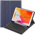 MobaxAksesuar Apple iPad 10.5" Air 3 Kılıf Kablosuz Klavyeli Kılıf Mobax A2152 A2123 A2153 A2154 - iP Air 3 10.5 - Lacivert
