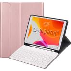 MobaxAksesuar Apple iPad 10.5" Air 3 Kılıf Kablosuz Klavyeli Kılıf Mobax A2152 A2123 A2153 A2154 - iP Air 3 10.5 - Rose Gold