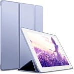 MobaxAksesuar Apple iPad 9. 8. 7. Nesil 10.2" Kılıf Pu Deri Smart Standlı Case A2602 A2603 A2604 A2605 - iP 9. Nesil 10.2 - Lavendery Gray