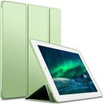 MobaxAksesuar Apple iPad 9. Nesil 10.2" Kılıf Pu Deri Smart Standlı Case A2602 A2603 A2604 A2605 - iP 9. Nesil 10.2 - Açık Yeşil