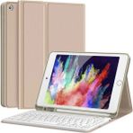MobaxAksesuar Apple iPad Air 11inç M2/M3 2025-2024 Kılıf Kablosuz Klavyeli Case Mobax - Gold - iP Air 11inç