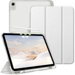 MobaxAksesuar Apple iPad Air 11inç M2/M3 Air 4/5.Nesil 10.9 Kılıf PU Deri Smart Standlı Case 2025-2024 Flip - Gri - iP Air 11inç/Air4/5 Flip