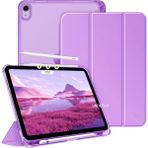 MobaxAksesuar Apple iPad Air 11inç M2/M3 Air 4/5.Nesil 10.9 Kılıf PU Deri Smart Standlı Case 2025-2024 Flip - Lila - iP Air 11inç/Air4/5 Flip