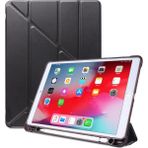 MobaxAksesuar Apple iPad Air 3 10.5 Kılıf Kalem Bölmeli Trifolding Case A2152 A2123 A2153 A2154 - Siyah - iP Air 3 10.5