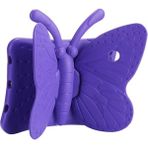 MobaxAksesuar Apple iPad Mini 2 / 3 Kılıf Kelebek Desen Case A1489 A1490 A1491 A1599 A1600 A1601 - Mor - iPad Mini 2-3
