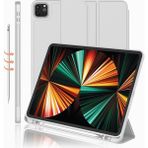 MobaxAksesuar Apple iPad Pro 11 1. Nesil 2018 Kılıf Kalem Bölmeli Smart Case A1979 A1980 A2013 A2924 - Pro 11 3/4.Nesil - Gri