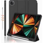 MobaxAksesuar Apple iPad Pro 11 2. Nesil 2020 Kılıf Kalem Bölmeli Smart Case A2228 A2068 A2230 A2231 - Siyah - Pro 11 1/2/3/4Nesil