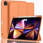 MobaxAksesuar Apple iPad Pro 12.9 4. Nesil 3. Nesil Kılıf Pen Charge Kalem Bölmeli A1876 A2014 A1895 A1983 A2229 A2069 A2232 A2233 - Turuncu - iPad Pro 12.9 3/4. Nesil