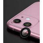 MobaxAksesuar Apple iPhone 12 Kamera Lens Koruyucu Çerçeveli Koruyucu Cl-07 - Siyah - iP 12