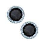 MobaxAksesuar Apple iPhone 14 Plus Taşlı Kamera Lens Koruyucu Çerçeveli Koruyucu - Mavi - iP 14 Plus
