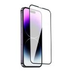 MobaxAksesuar Apple iPhone 14 Pro zore Anti Statik Temperli Cam Ekran Koruyucu - Siyah